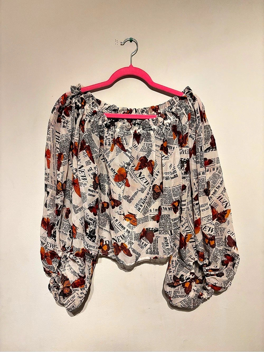 LIVE 4 TRUTH Butterfly Print Crop Top